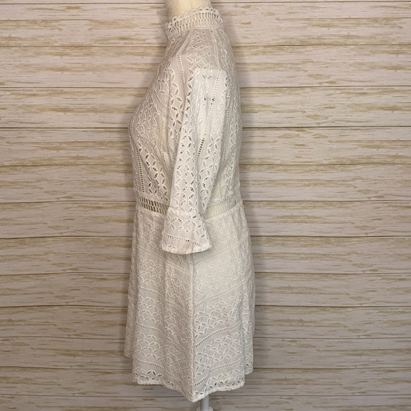 Here Comes The Sun White Eyelet Dress - Picture 3 of 11